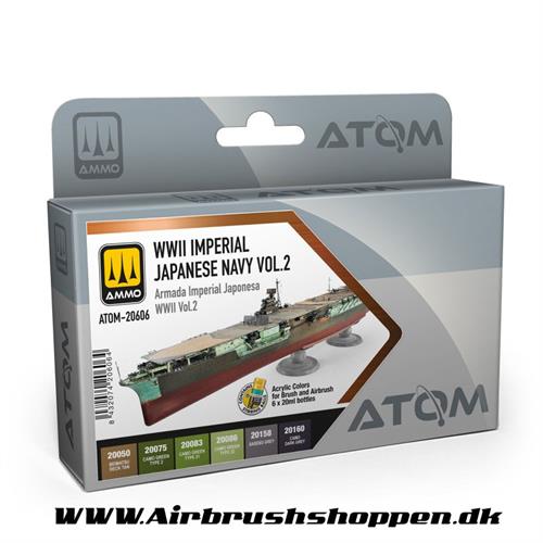 ATOM-20606  -  ATOM WWII Imperial Japanese Navy Vol.2 Set 6 x 20ml